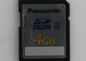 panasonic sdcard 4GB Class4