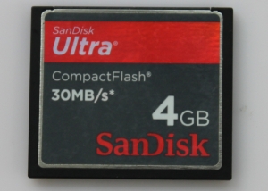 sandisk cfcard 4GB ultra 30MB