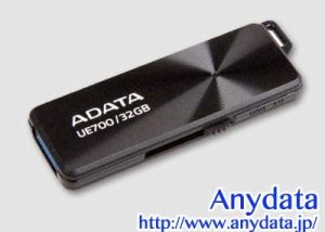 A-DATA USBメモリー AUE700-16G-CBK 16GB