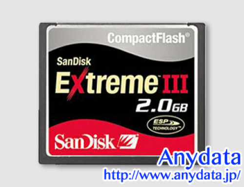 Sandisk サンディスク コンパクトフラッシュ CFカード Extreme III SDCFX3-2048-903 2GB