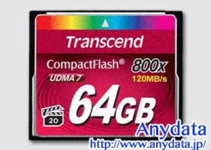 Transcend トランセンド コンパクトフラッシュ CFカード TS64GCF800 64GB