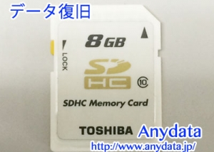 TOSHIBA SDカード 8GB