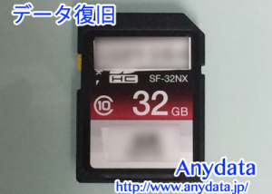 SONY SDカード SF-32NX 32GB データ復旧