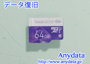 TEAM製 microSDカード 64GB