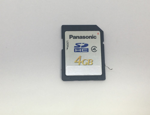 Panasonic SDカード 4GB(ModelNO:RP-SDP04G)