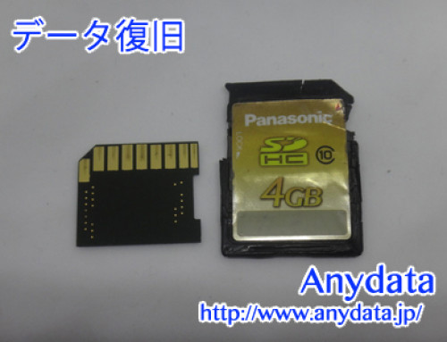 Panasonic SDメモリーカード 4GB(Model NO:RP-SDWA04GJK)