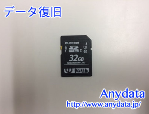 ELECOM SDメモリーカード 32GB(Model NO: MF-DSD032GUL)