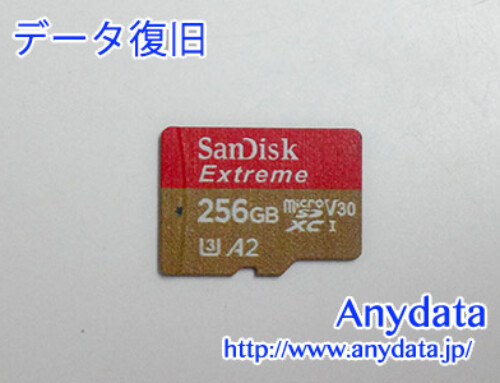 Sandisk MicroSDカード 256GB(Model NO:SDSQXCD-256G-GN6MA)
