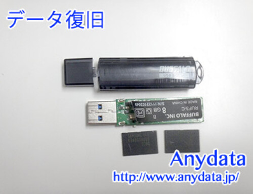 Buffalo USBメモリー 8GB(Model NO:RUF3-C8G-BK)
