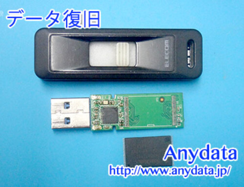 ELECOM USBメモリー 4GB(Model NO:MF-LSU204GBK)