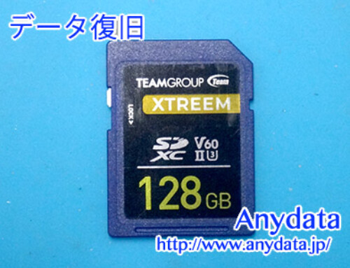 TEAM SDカード 128GB(Model NO:TXSDXC128GIIV6001)