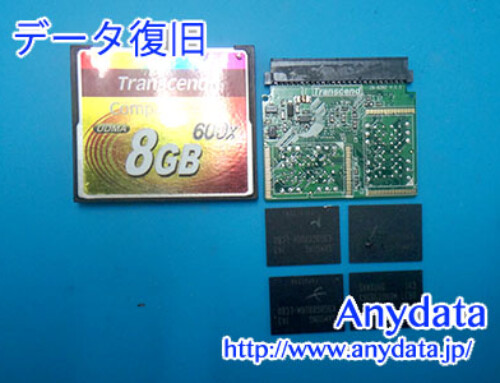 Transcend CFメモリーカード 8GB(Model NO:TS8GCF600)