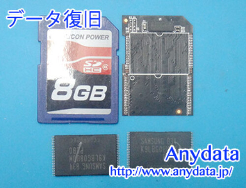 Silicon Power SDカード 8GB(Model NO:SP008GBSDH004V10)