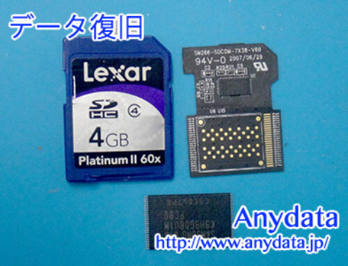 LEXAR SDカード 4GB(Model NO:LSD4GBABJP)