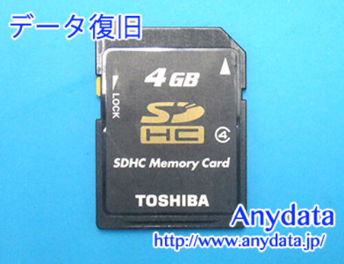 TOSHIBA SDメモリーカード 8GB(Model NO:SD-L004G4)