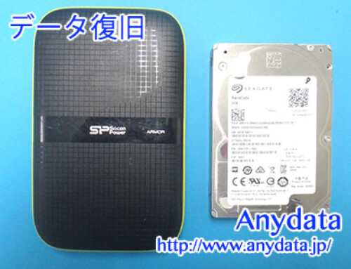 Silicon Power 外付けHDD 3TB(Model NO:SP020TBPHDA60S3K)