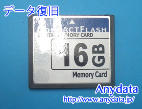 メーカ不明 CFメモリーカード 16GB(Model NO:不明)