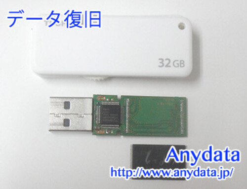 TOSHIBA USBメモリー 32GB(Model NO:UKB-2A032GW)