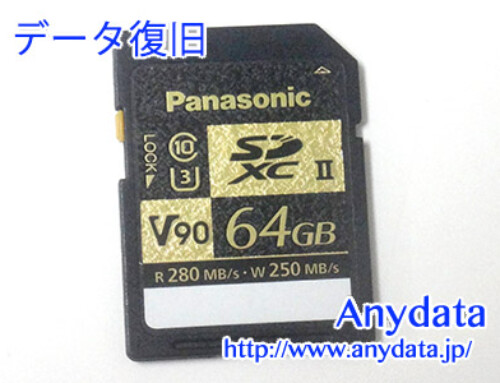 Panasonic SDメモリーカード 64GB(Model NO:RP-SDZA64GJK)