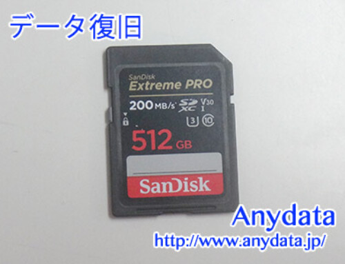 Sandisk SDメモリカード 512GB(Model NO:SDSDXXD-512G-GN4IN)