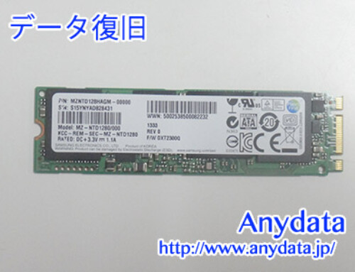 SAMSUNG SSD 128GB(Model NO:MZNTD128HAGM-00000)