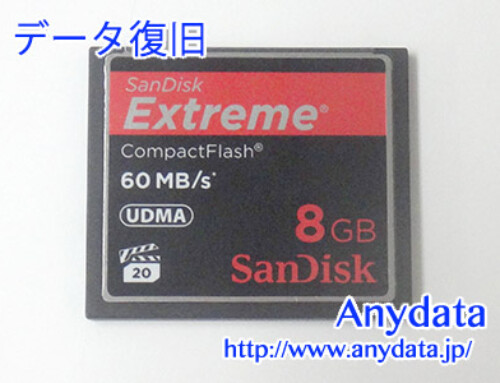 Sandisk CFメモリーカード 8GB(Model NO:SDFCFX-008G-X46)