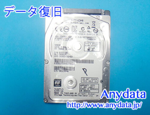 HITACHI HDD 500GB(Model NO:Z5K500-500)