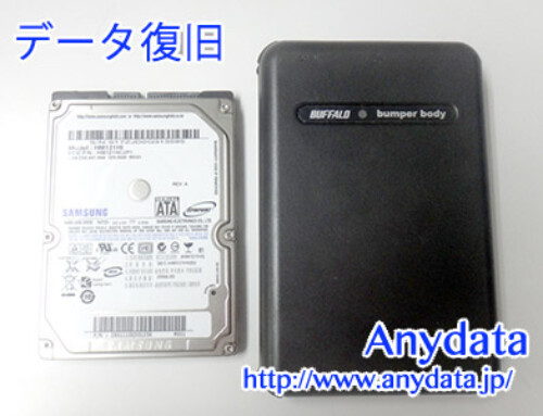 Buffalo 外付けHDD 120GB(Model NO:HD-PSG120U2-BK)