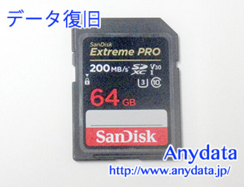 Sandisk SDメモリーカード 64GB(Model NO:SDSDXXU-064G-JOJCP)