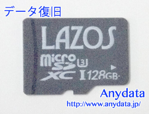 LAZOS MicroSDカード 128GB(Model NO:10L-B128MSD10-U3V10)