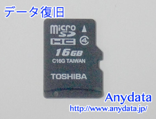 TOSHIBA MicroSDカード 16GB(Model NO:SD-ME016GS)