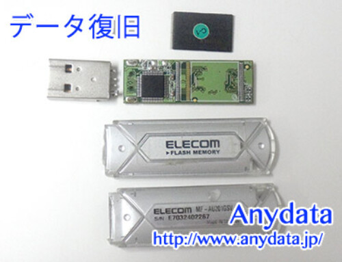 ELECOM USBメモリー 1GB(Model NO:MF-AU201GSV)