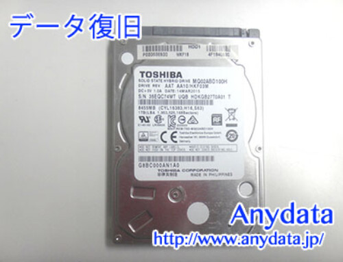 TOSHIBA HDD 1TB(Model NO:MQ02ABD100H)