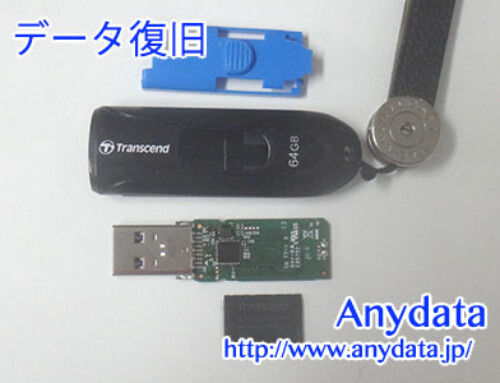 TRANSCEND USBメモリー 64GB(Model NO:TS64GJF790KBE)