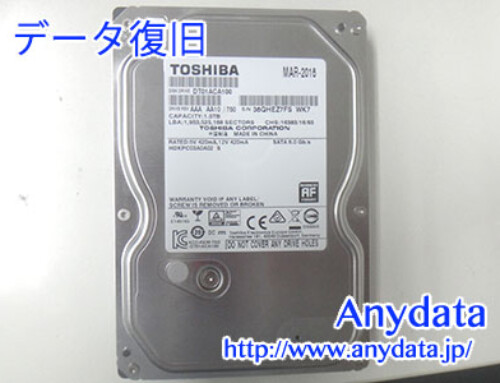 TOSHIBA HDD 1TB(Model NO:DT01ACA100)