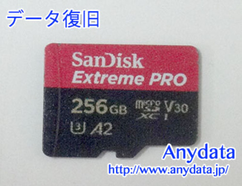 Sandisk MicroSDカード 256GB(Model NO:SDSQXCD-256G-JO3CD)