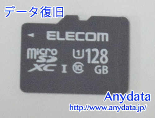 ELECOM MicroSDカード 128GB(Model NO:MF-HCMR128GU11A)