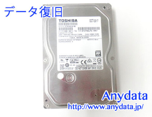 TOSHIBA HDD 1TB(Model NO:DT01ACA100)