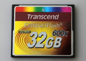 tranascend cfcard 32GB compactfalsh udma 600x front