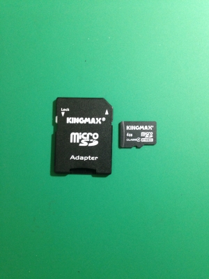 Kingmax micro SDカード 4GB 写真がないデータ復旧