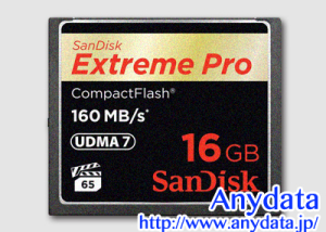 Sandisk サンディスク コンパクトフラッシュ CFカード Extreme PRO SDCFXPS-016G-A46 16GB
