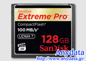 Sandisk サンディスク コンパクトフラッシュ CFカード Extreme Pro SDCFXP-128G-J92 128GB
