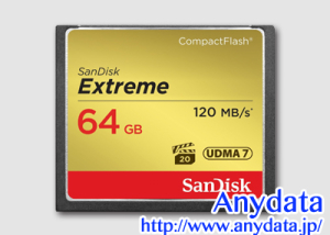 Sandisk サンディスク コンパクトフラッシュ CFカード Extreme SDCFXS-064G-X46 64GB