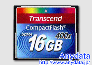 Transcend トランセンド コンパクトフラッシュ CFカード TS16GCF400 16GB