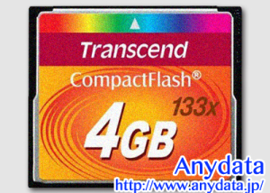 Transcend トランセンド コンパクトフラッシュ CFカード TS4GCF133 4GB