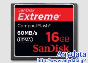 Sandisk サンディスク コンパクトフラッシュ CFカード Extreme Pro SDCFX-016G-X46 16GB
