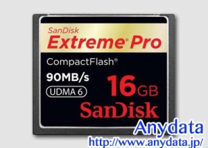 Sandisk サンディスク コンパクトフラッシュ CFカード Extreme Pro SDCFXP-016G-X46 16GB