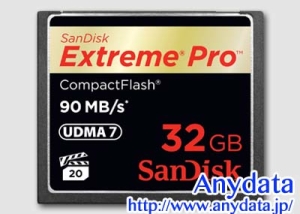 Sandisk サンディスク コンパクトフラッシュ CFカード Extreme Pro SDCFXP-032G-J92 32GB