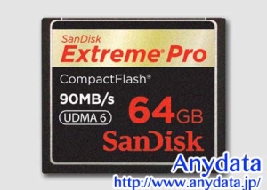 Sandisk サンディスク コンパクトフラッシュ CFカード Extreme Pro SDCFXP-064G-J91 64GB