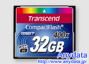 Transcend トランセンド コンパクトフラッシュ CFカード TS32GCF400 32GB